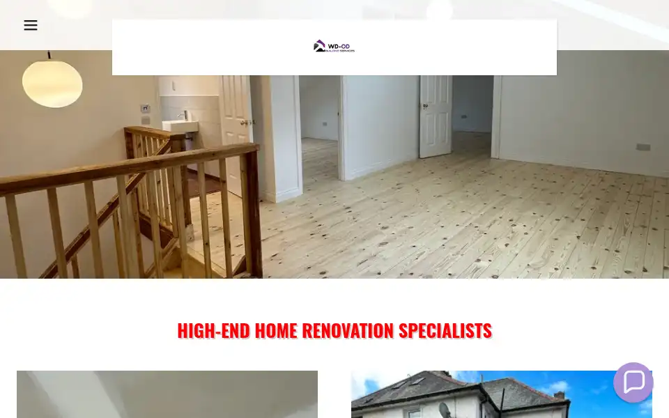 Screenshot of wdodbuildingservices.co.uk
