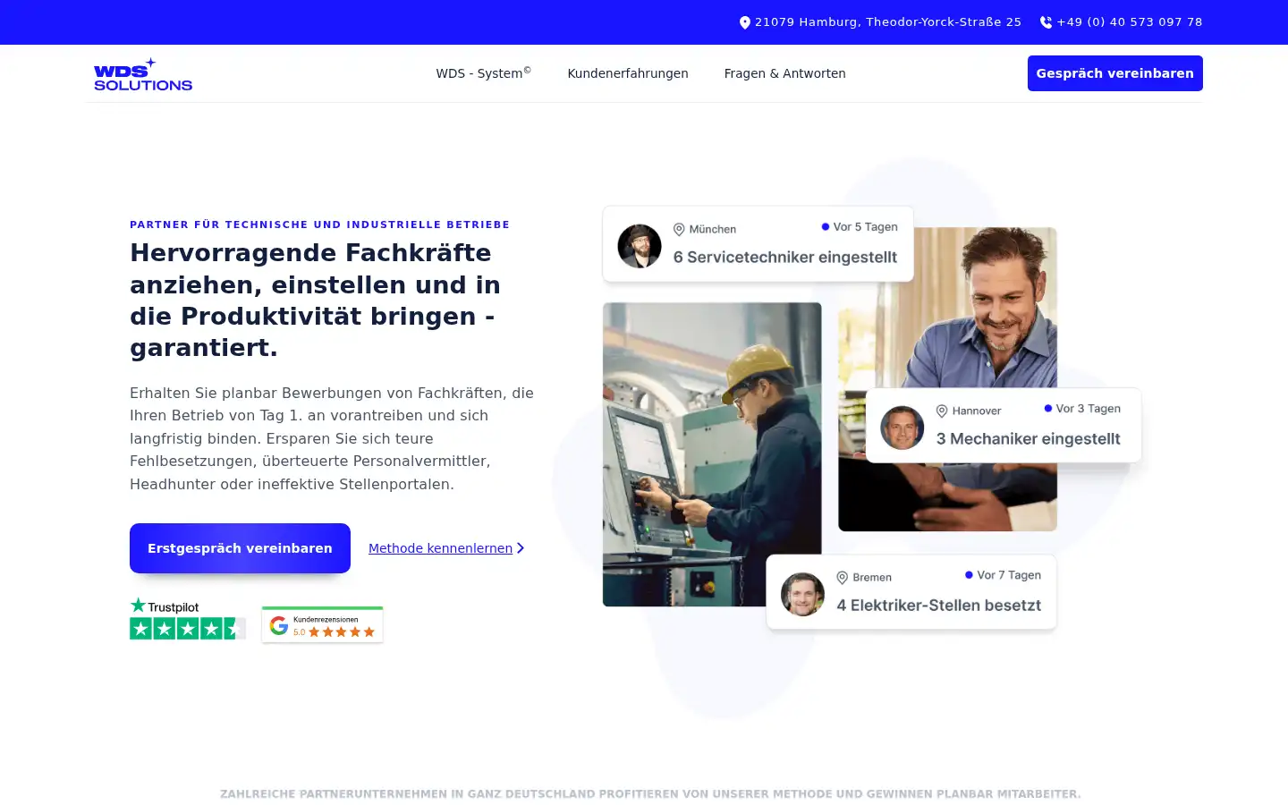 Screenshot of wds-solutions.de