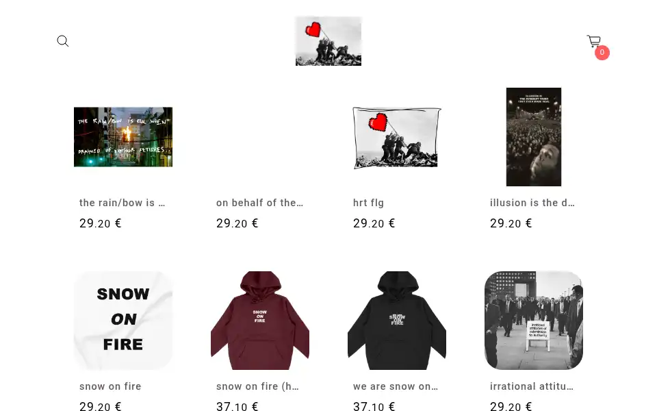 Screenshot of we-are-snow-on-fire.tpopsite.com