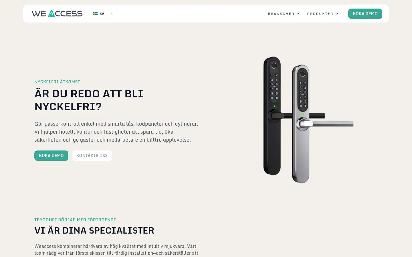 Screenshot of weaccess.se
