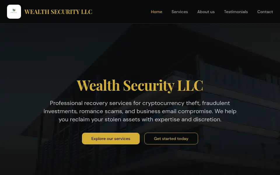 Screenshot of wealth-securityllc.com