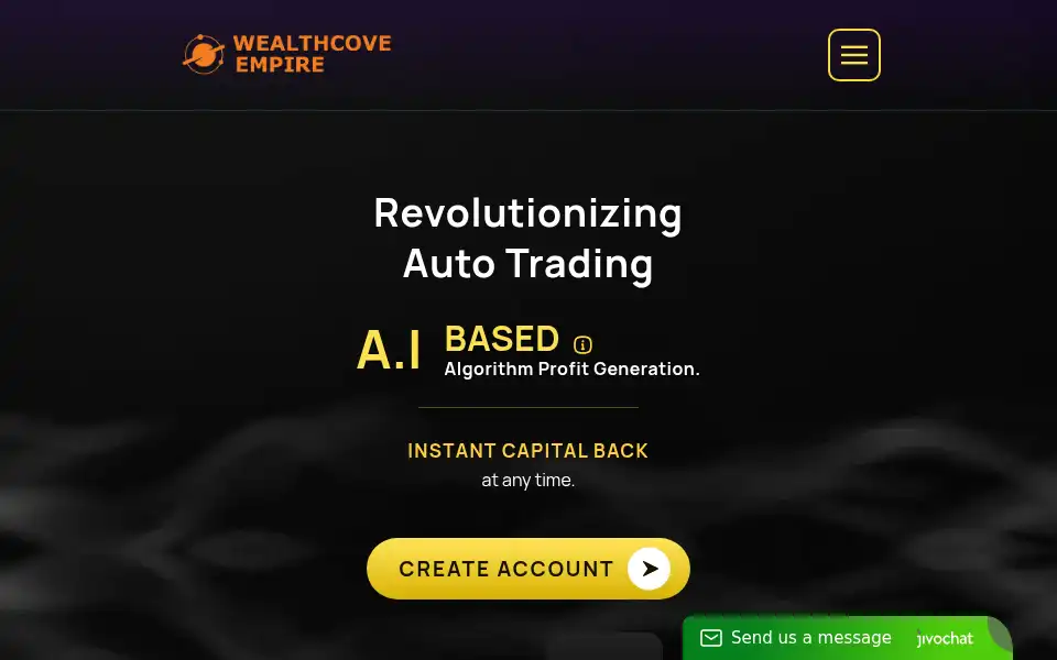 Screenshot of wealthcoveempire.com