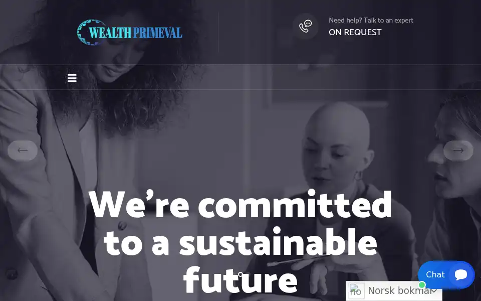 Screenshot of wealthprimeval.com