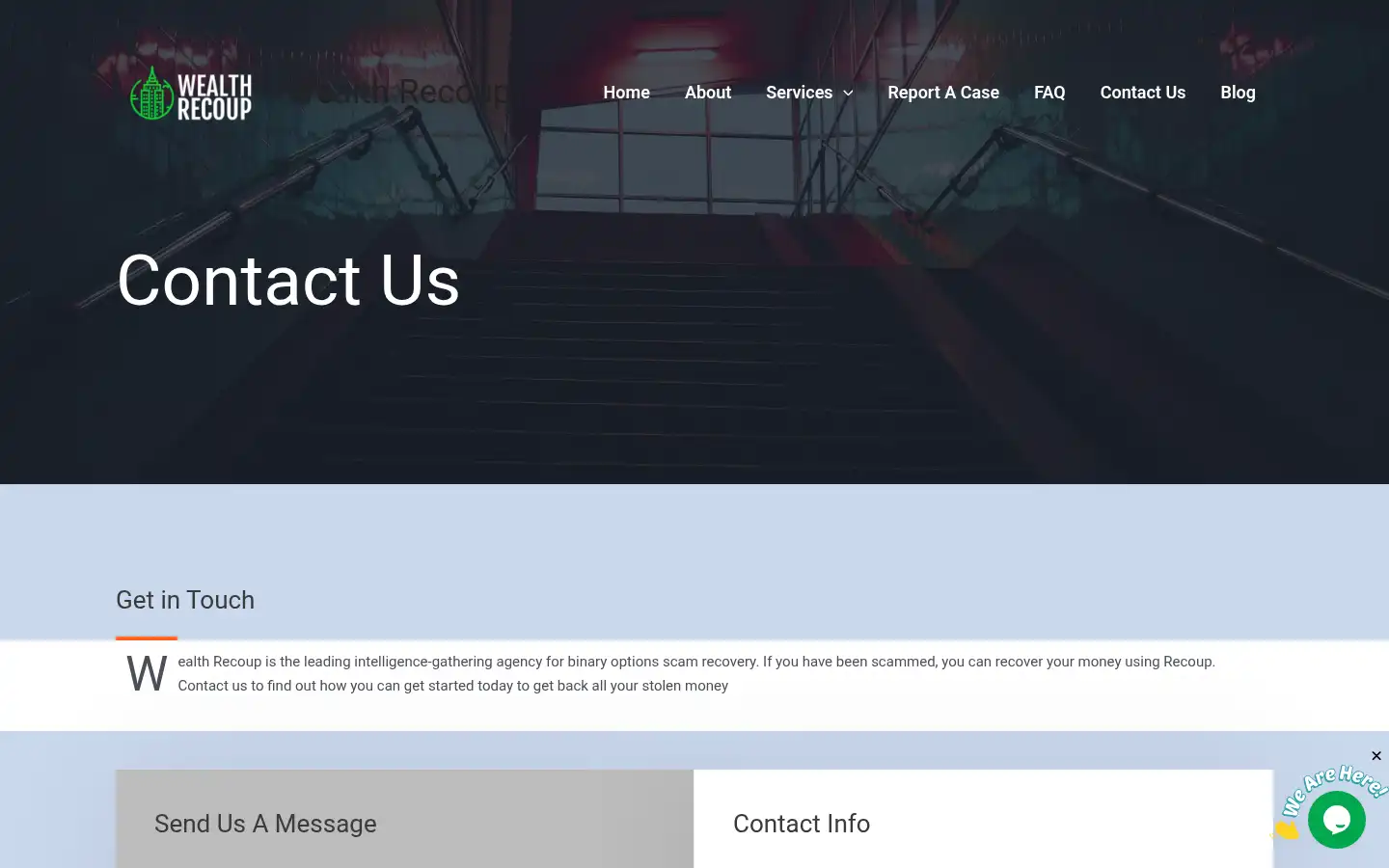 Screenshot of wealthrecoup.com
