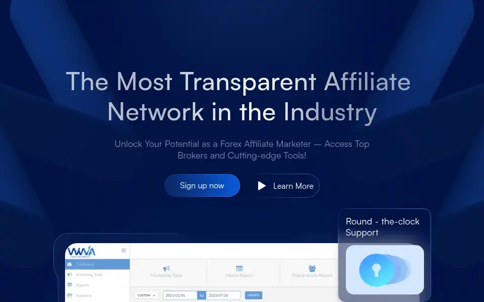 Screenshot of wealthwaveaffiliation.com