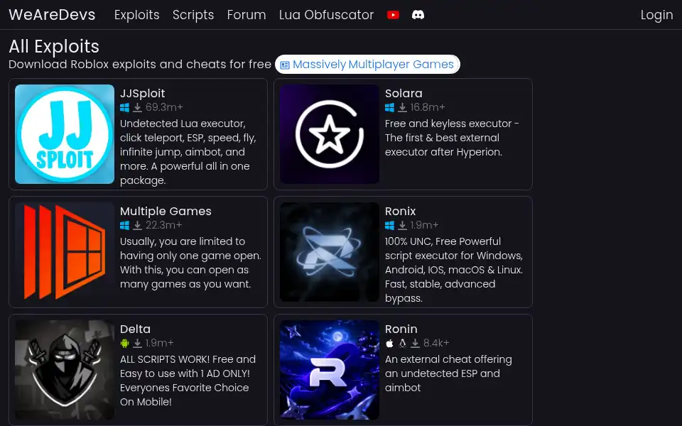 Screenshot of wearedevs.net
