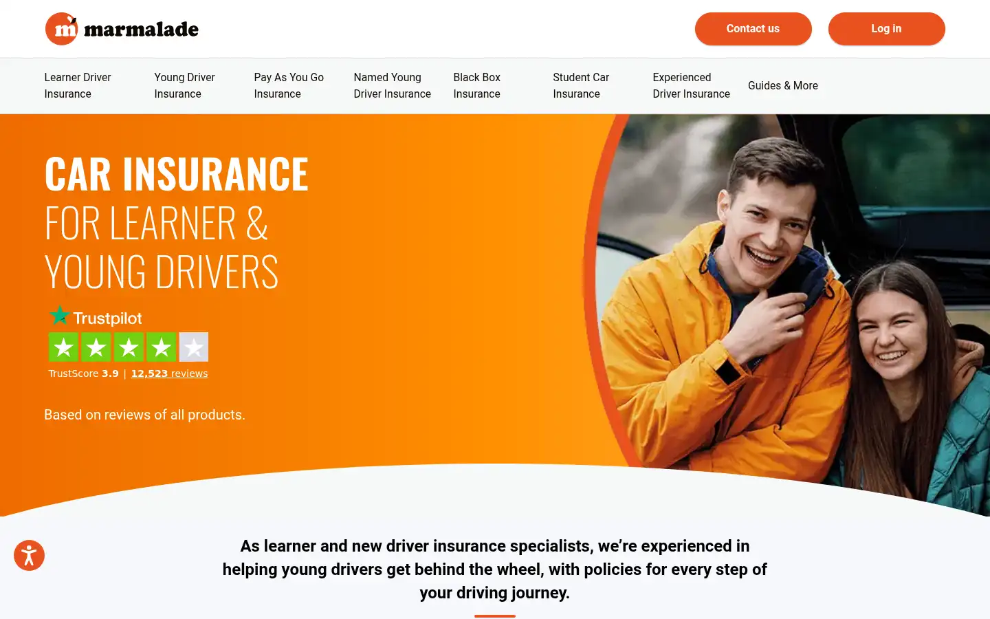 Screenshot of wearemarmalade.co.uk