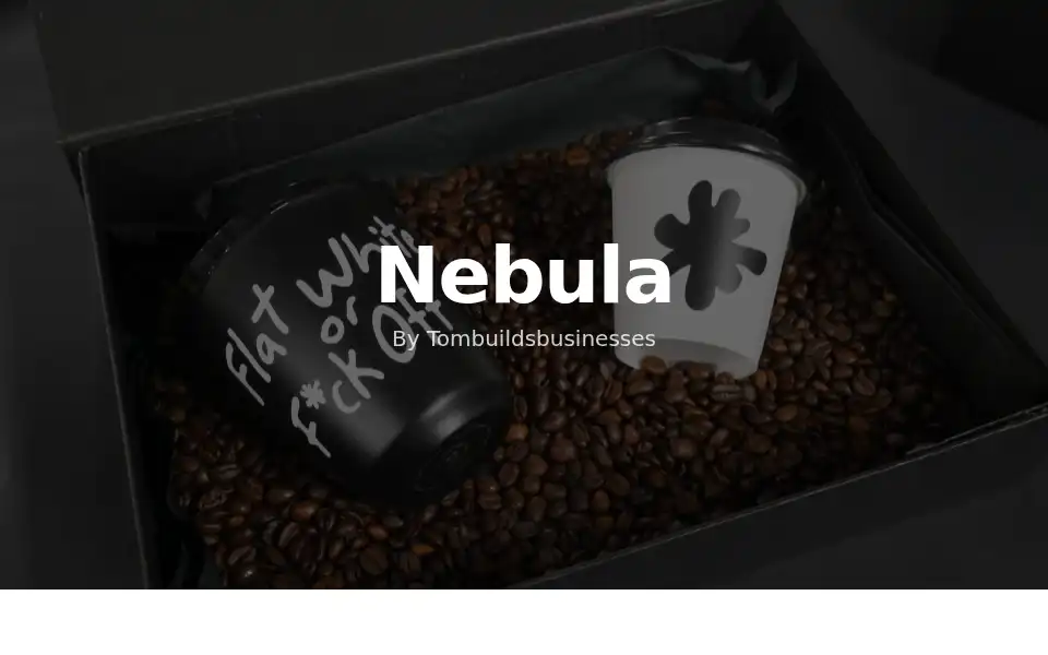 Screenshot of wearenebula.co.uk