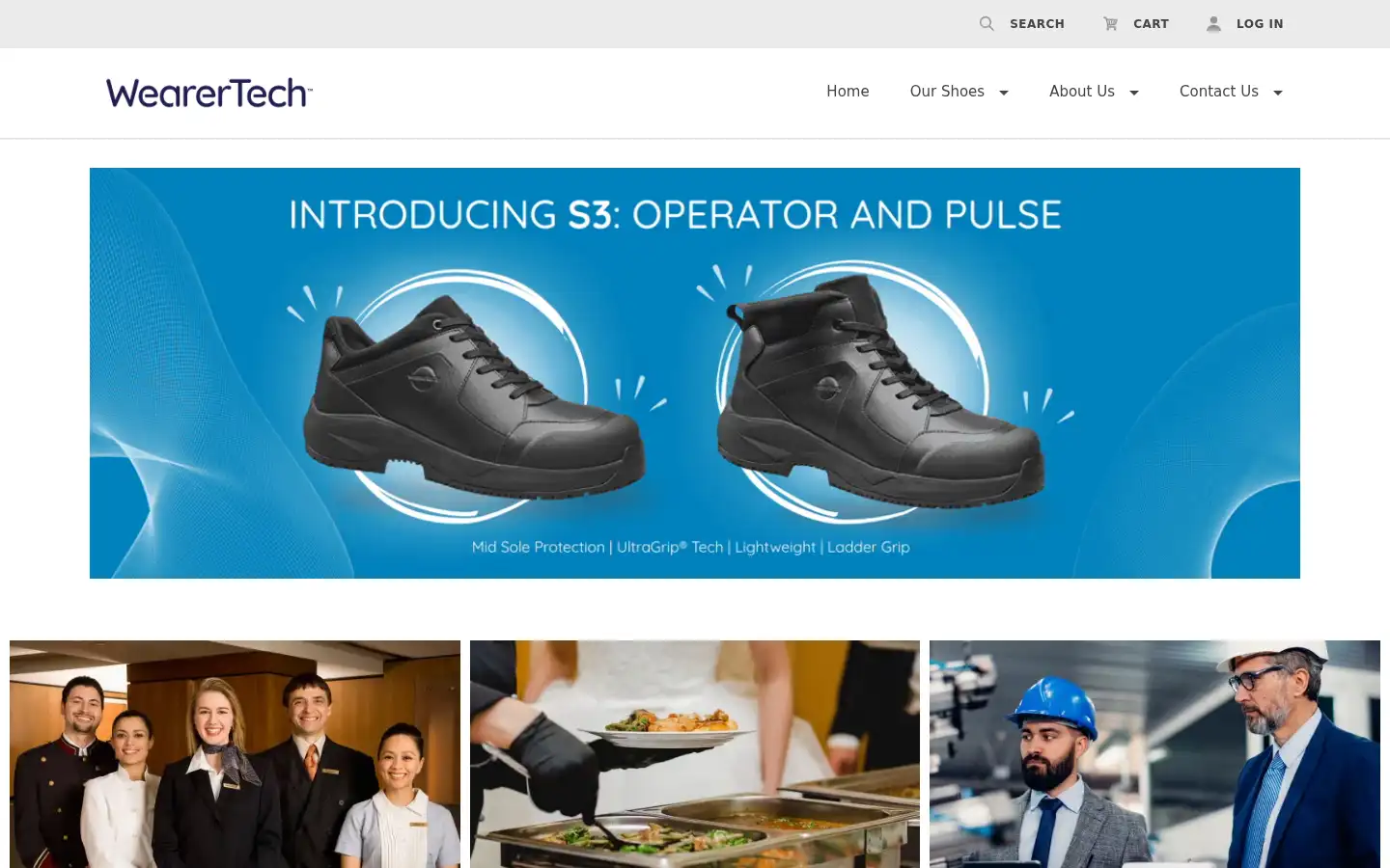 Screenshot of wearertech.com
