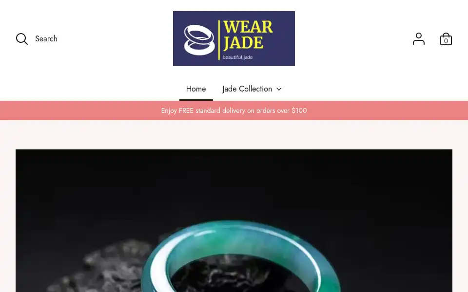 Screenshot of wearjade.com