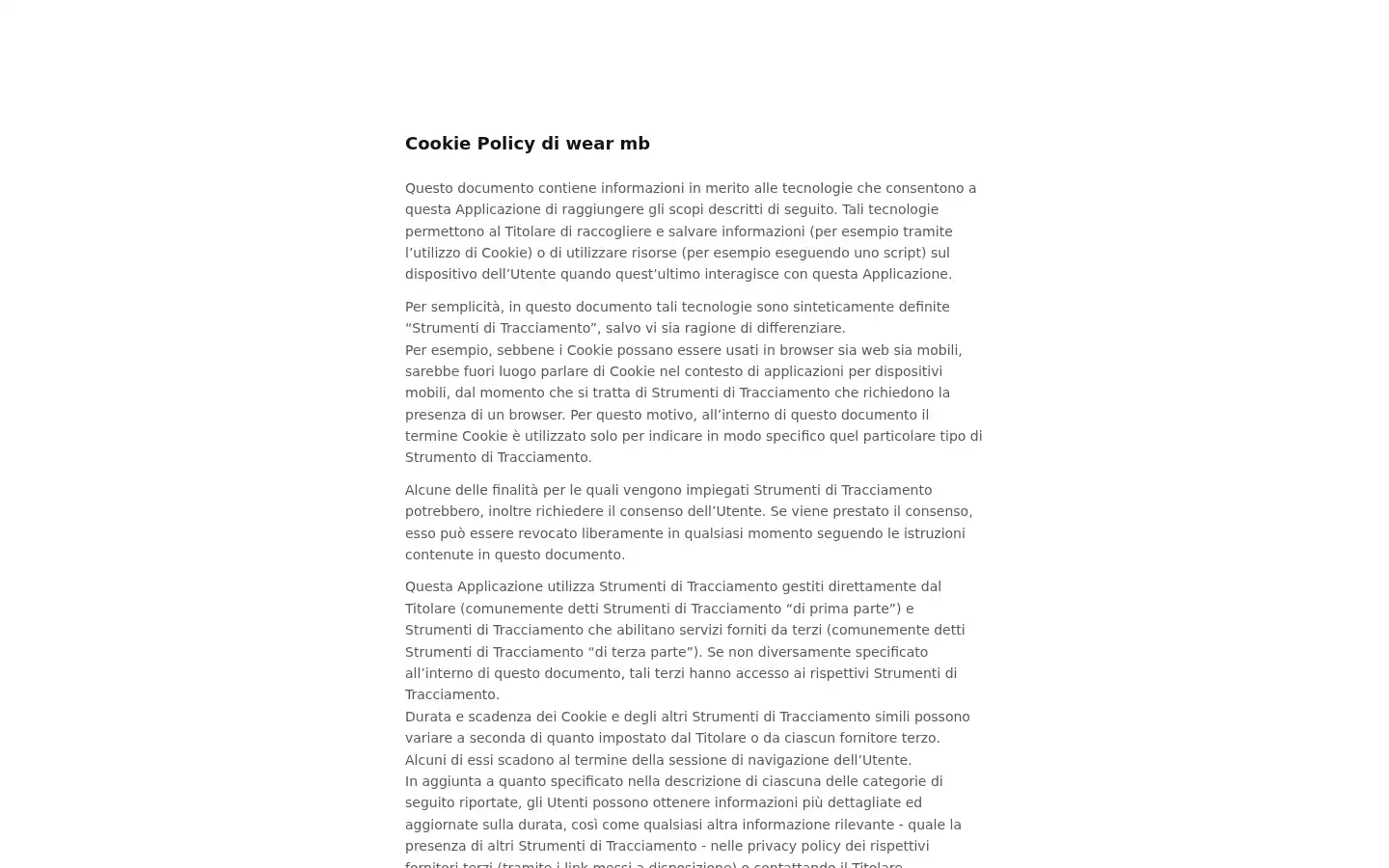 Screenshot of wearmb.com