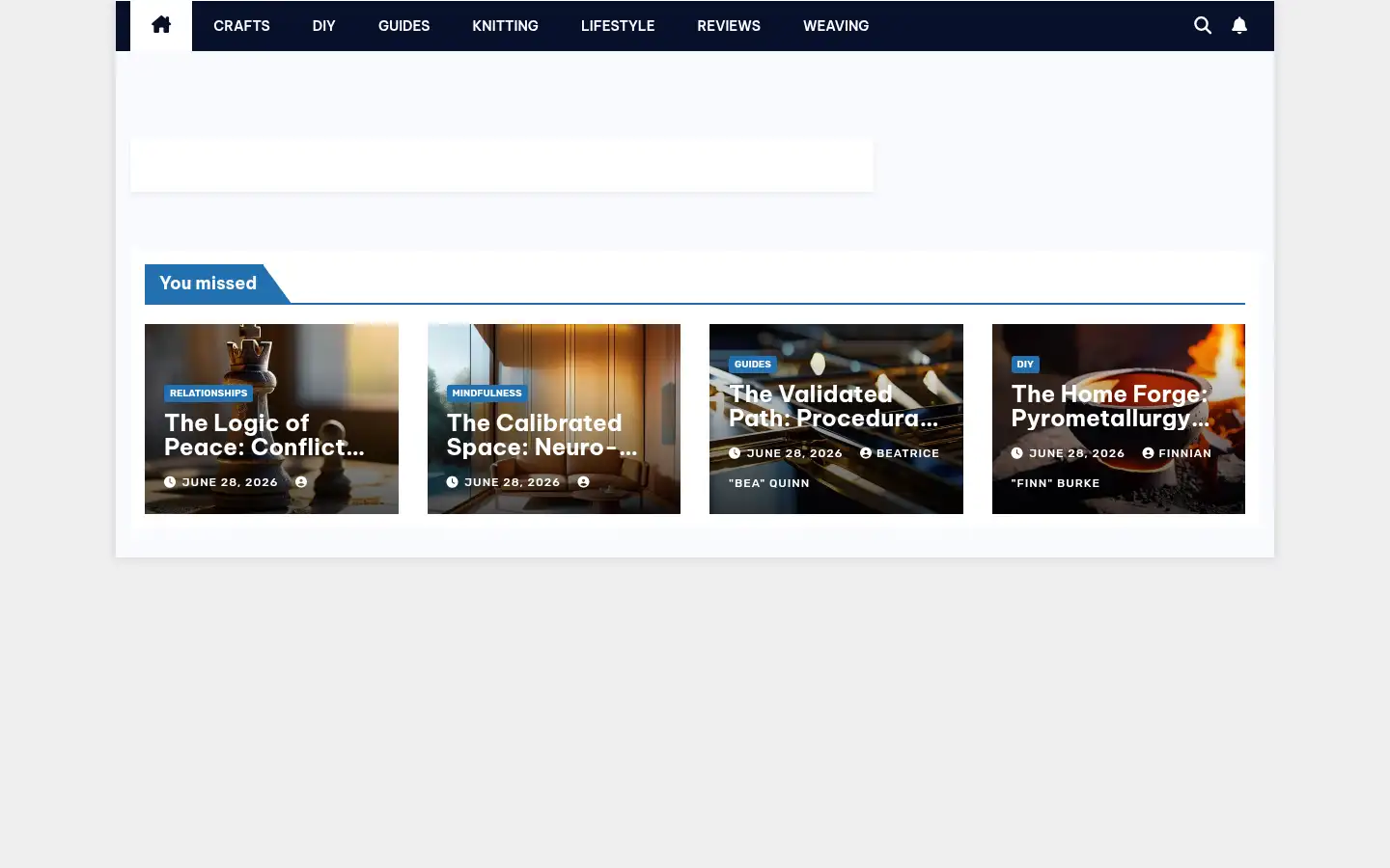 Screenshot of weavesandknits.com