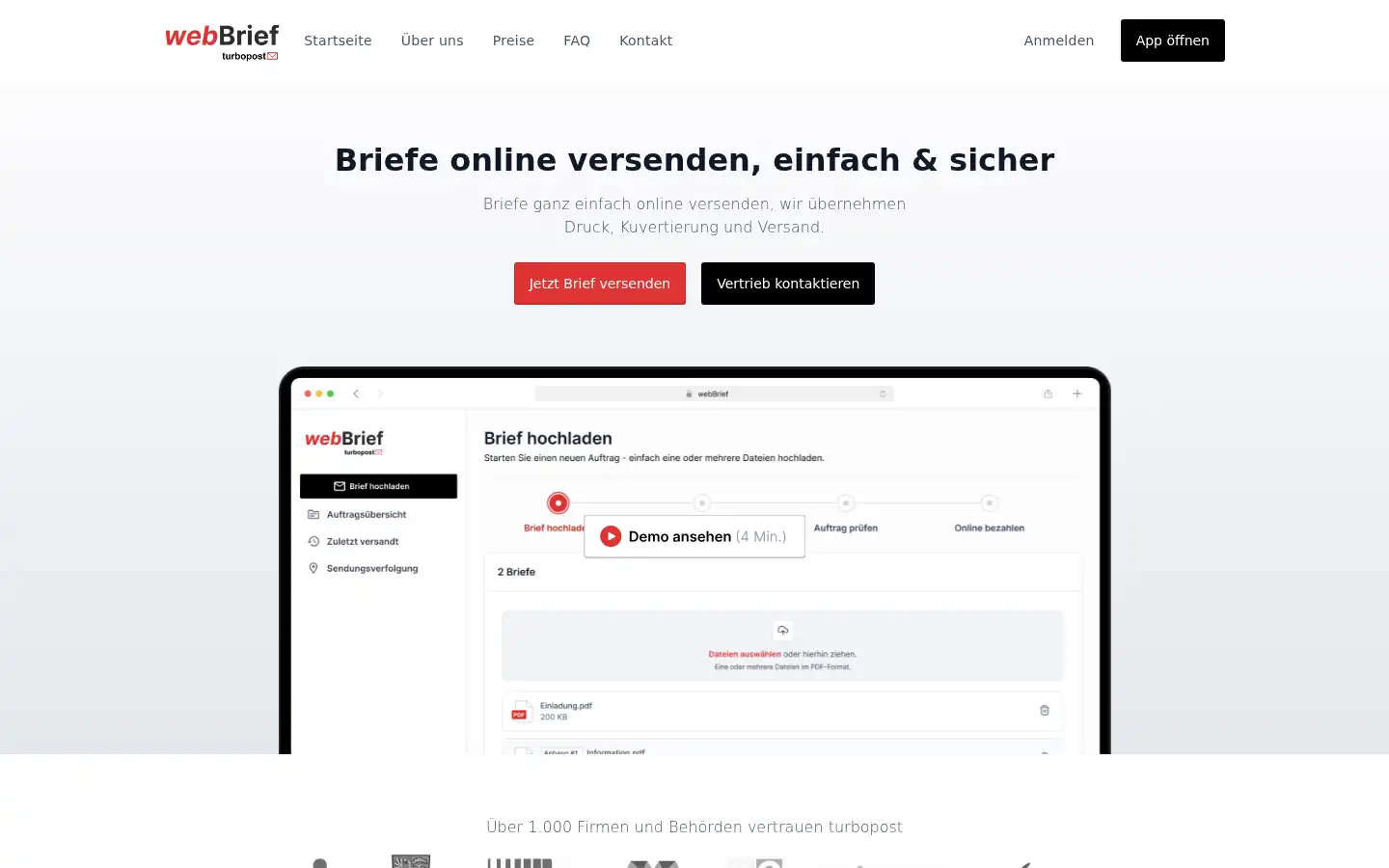 Screenshot of web-brief.com