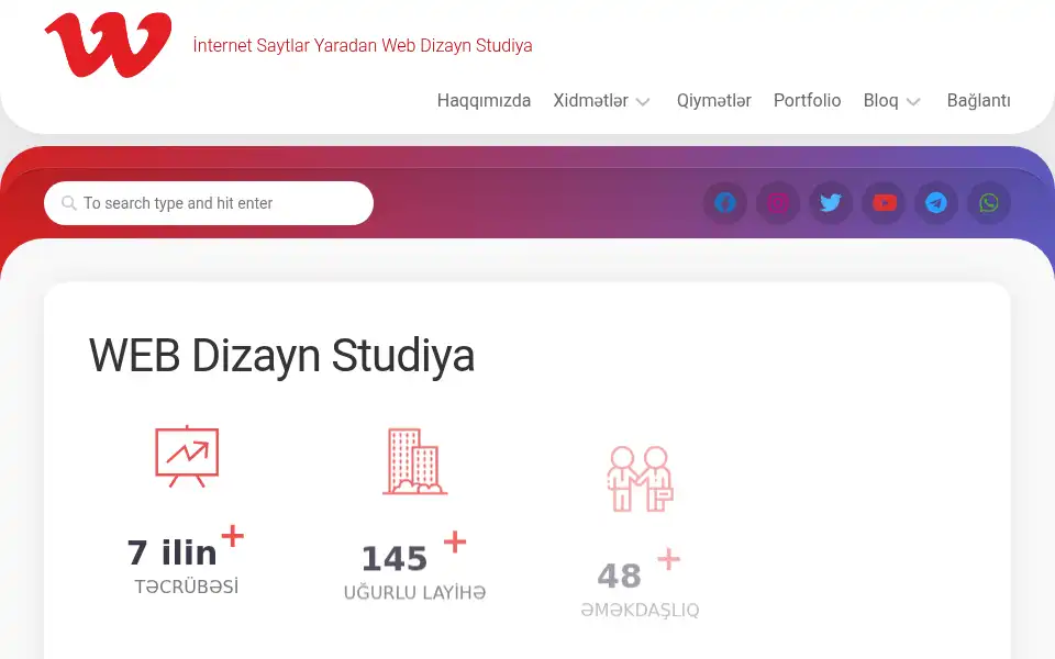 Screenshot of web.com.az