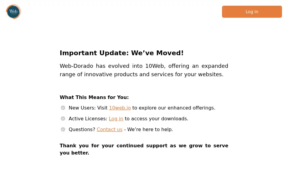 Screenshot of web-dorado.com