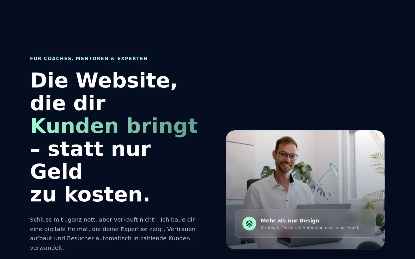 Screenshot of web-eleganz.de