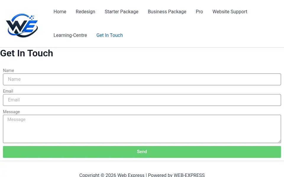 Screenshot of web-express.pro