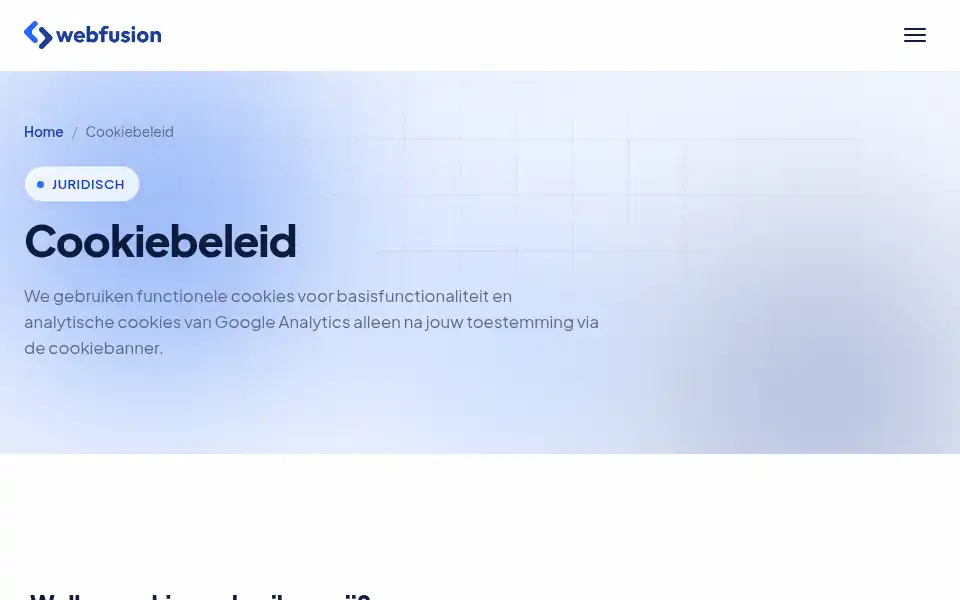 Screenshot of web-fusion.nl
