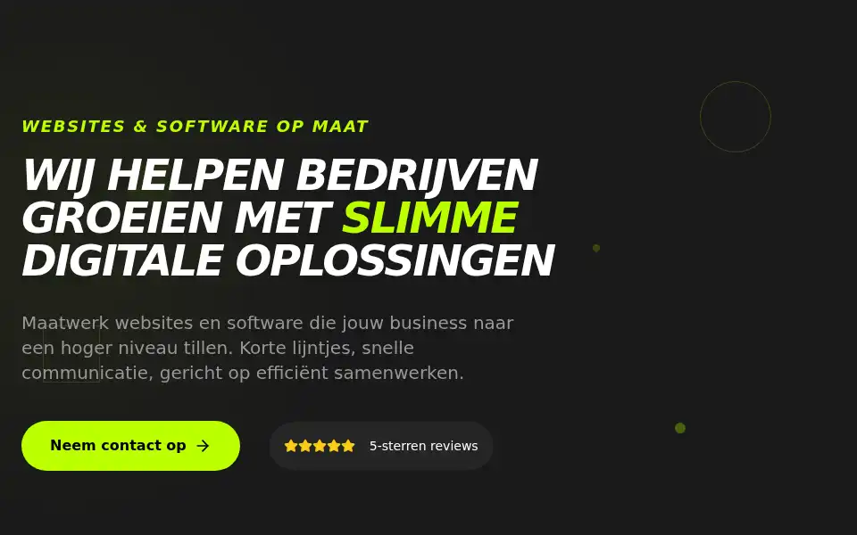 Screenshot of web-projects.nl