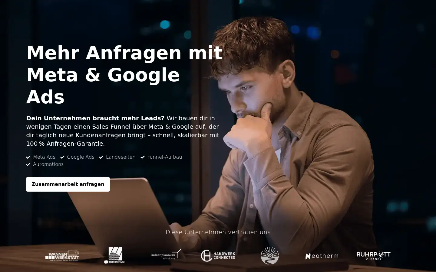 Screenshot of web-spring.de