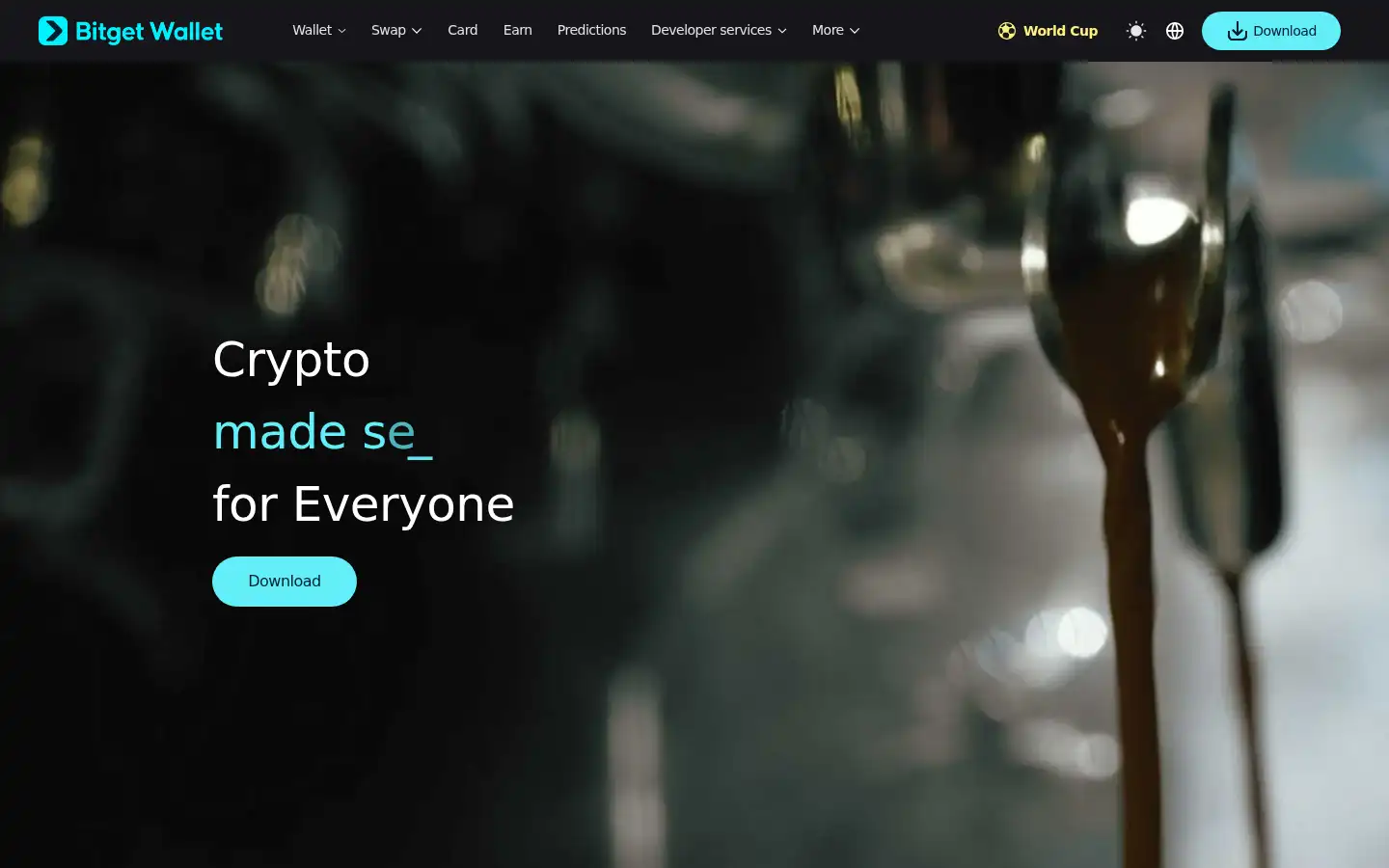 Screenshot of web3.bitget.com