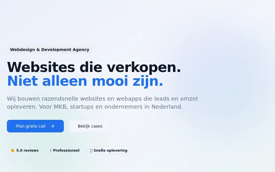 Screenshot of webadvisors.nl