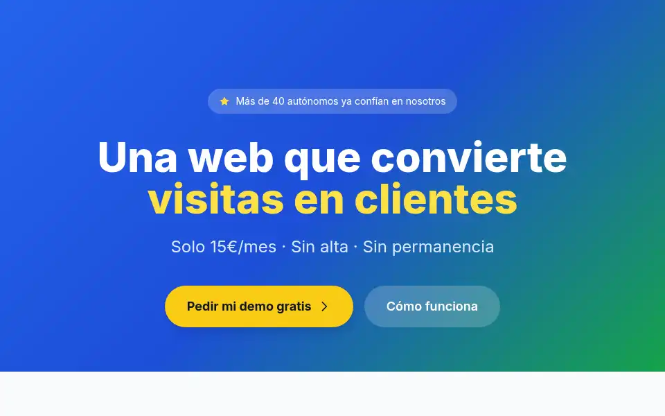Screenshot of webautonomos.es