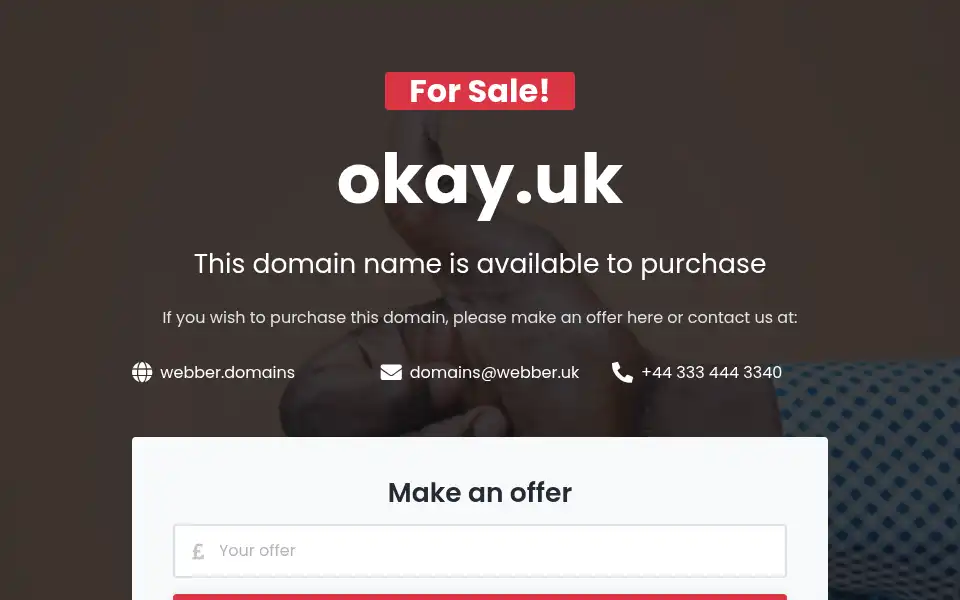 Screenshot of webber.domains