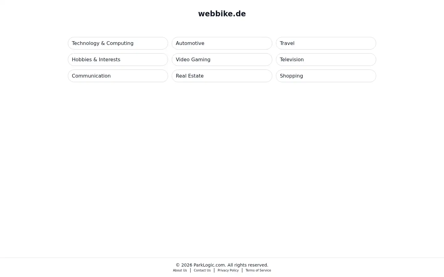 Screenshot of webbike.de