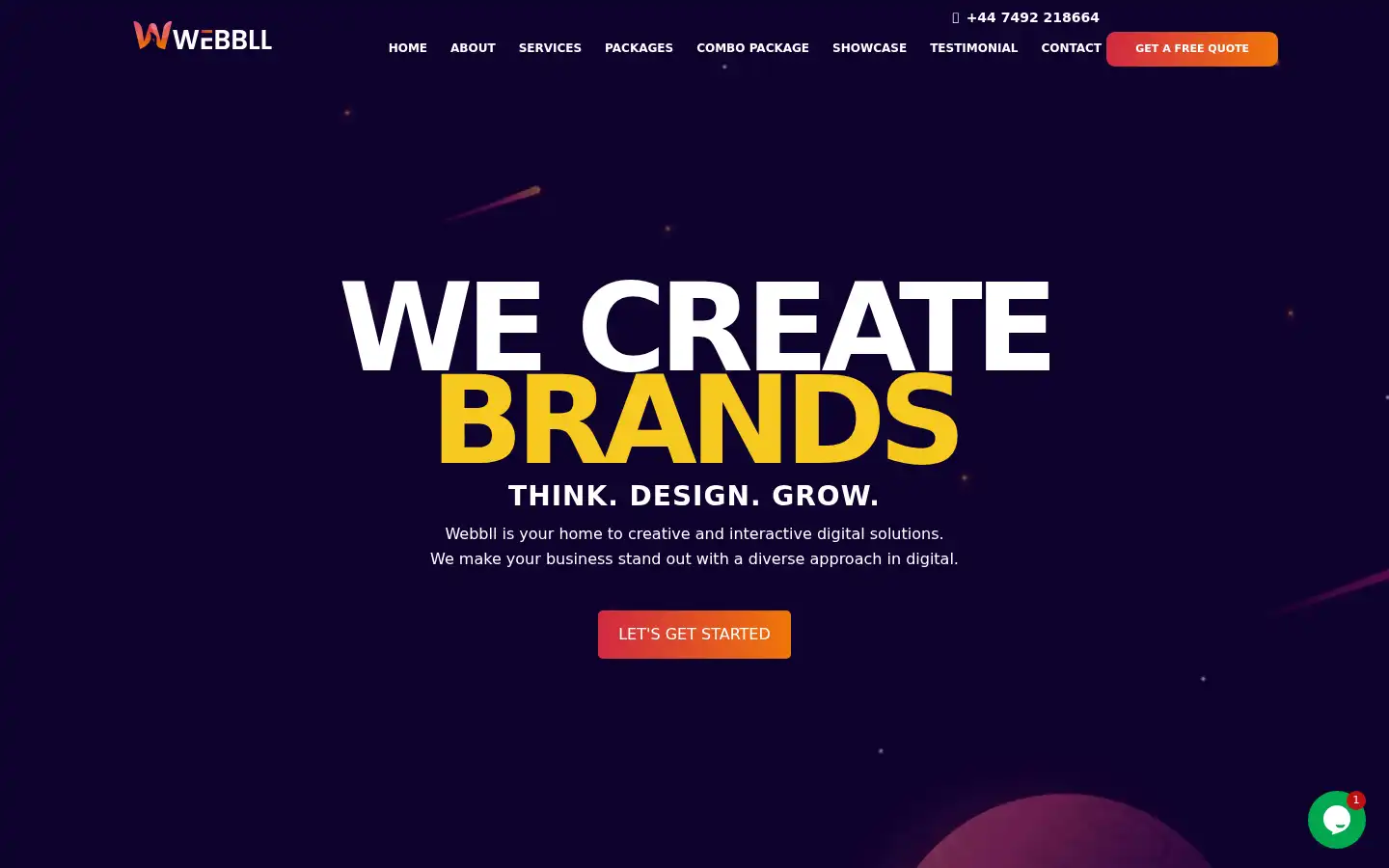 Screenshot of webbll.com