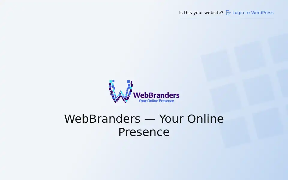 Screenshot of webbranders.co.uk