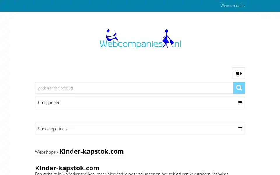 Screenshot of webcompanies.nl