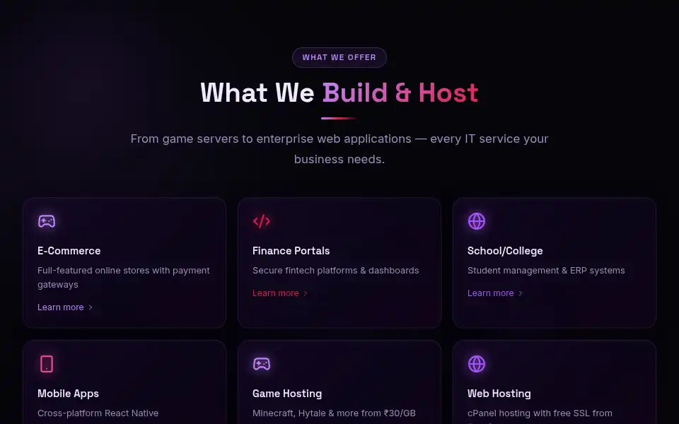 Screenshot of webcreatorhub.in
