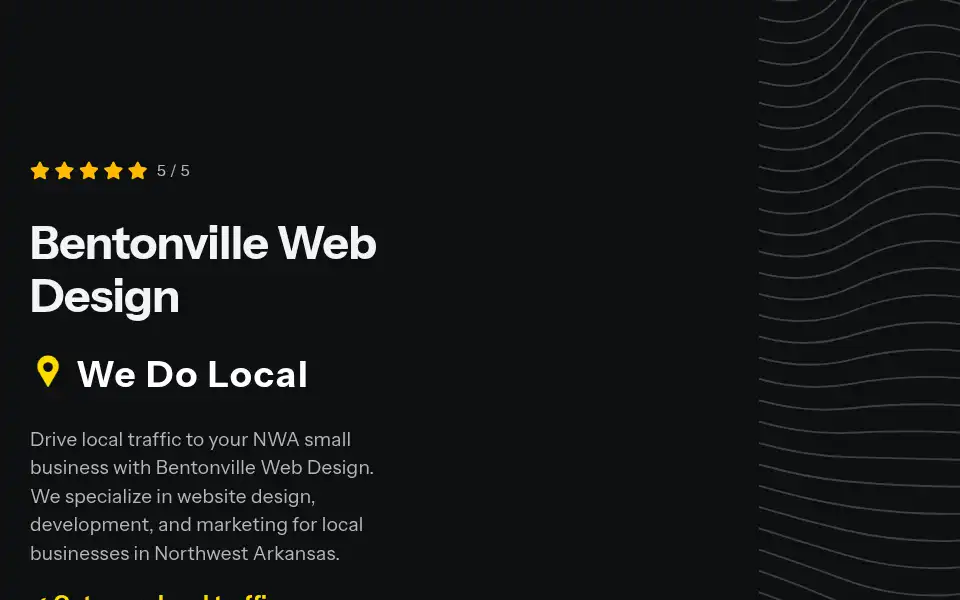 Screenshot of webdesignbentonville.com