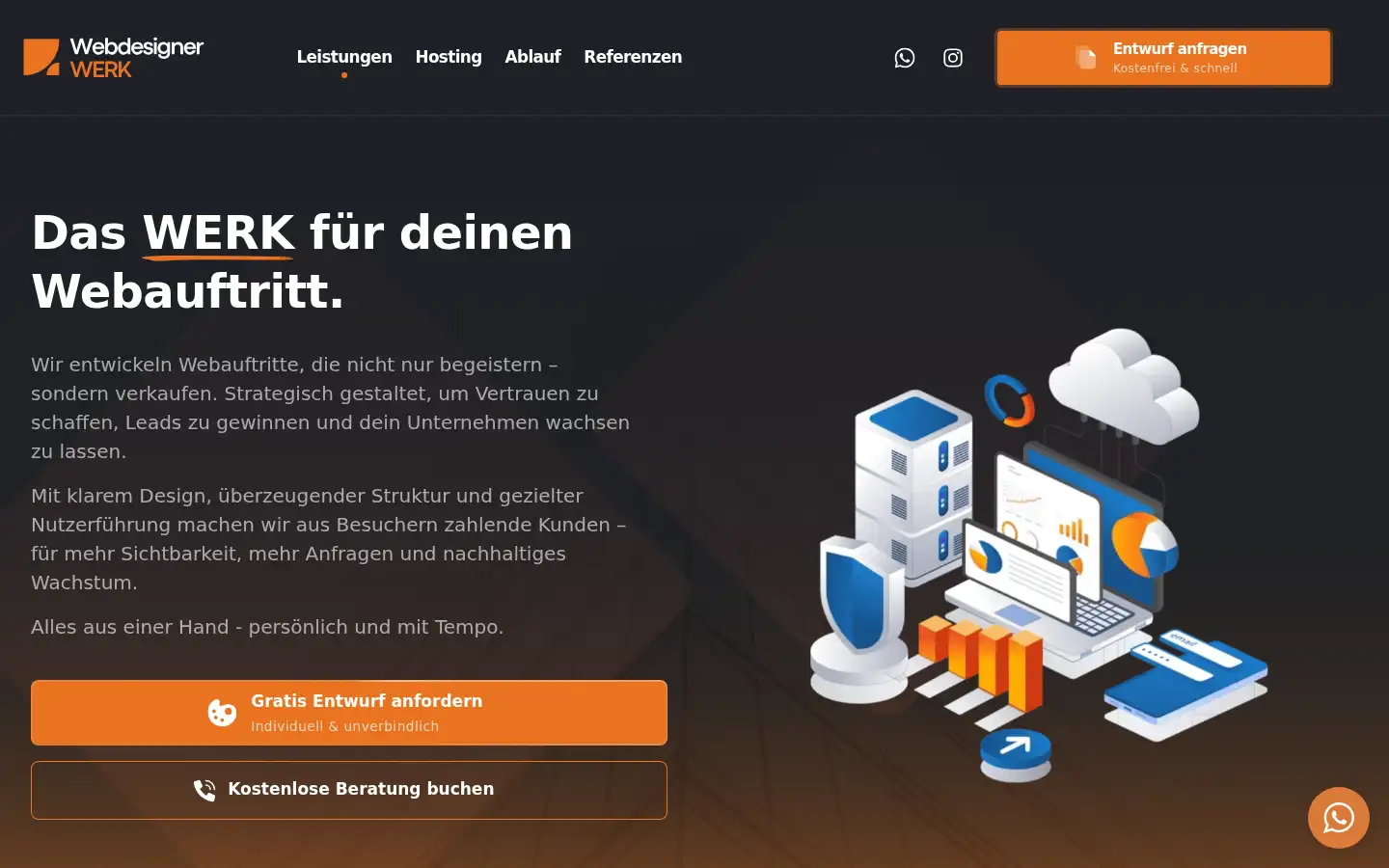 Screenshot of webdesignerwerk.de