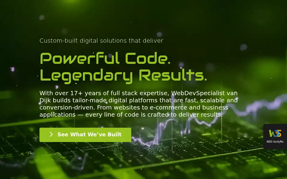 Screenshot of webdevspecialist.com