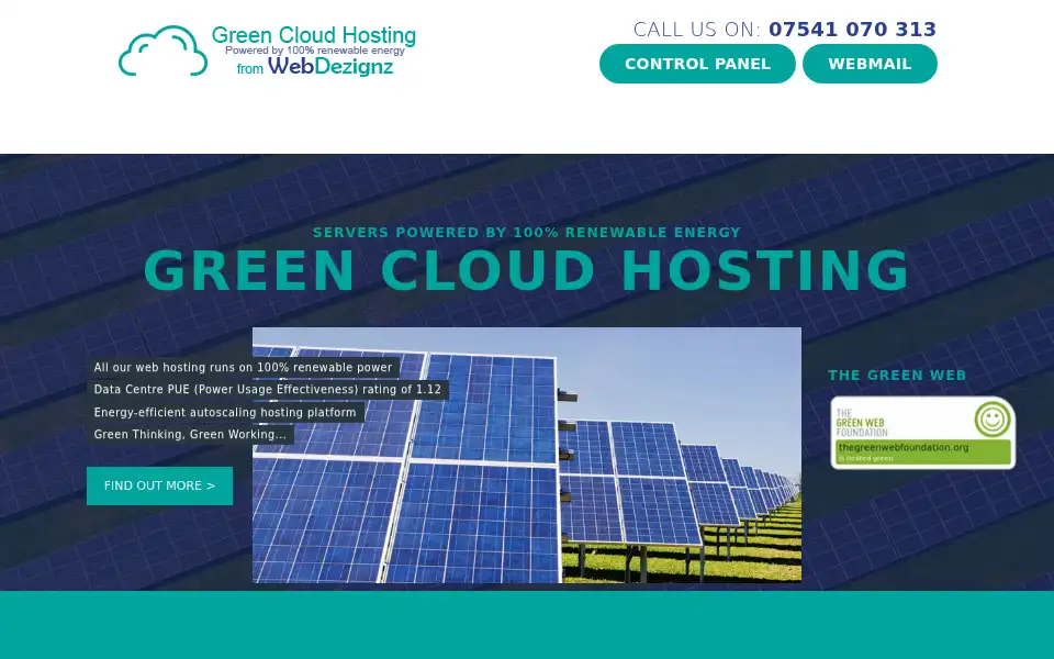 Screenshot of webdezignz.co.uk