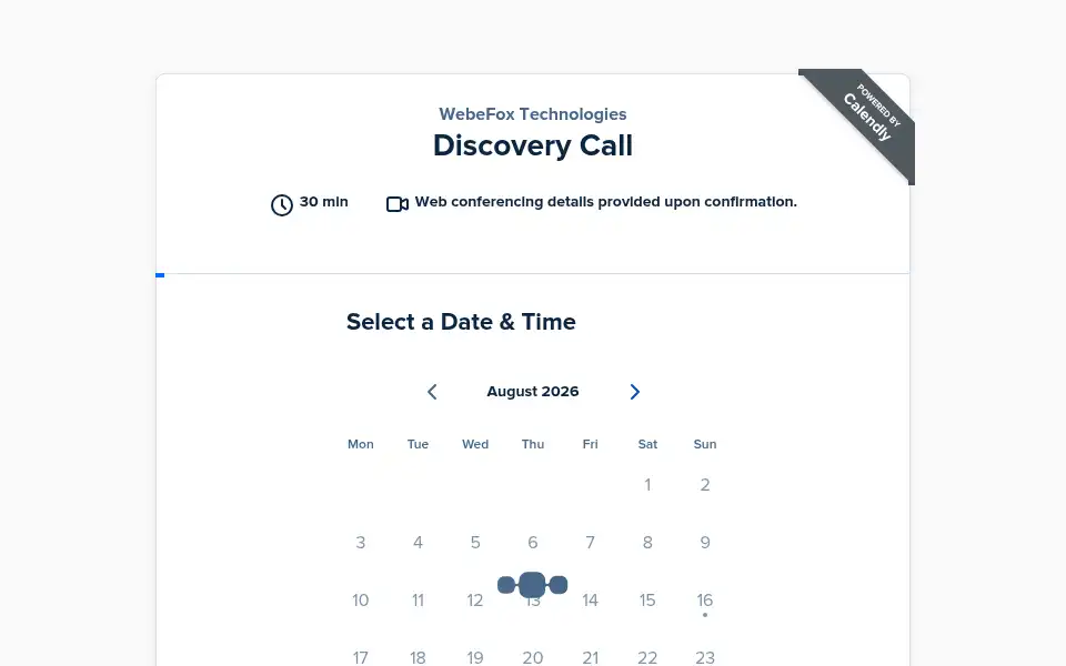 Screenshot of webefox.com