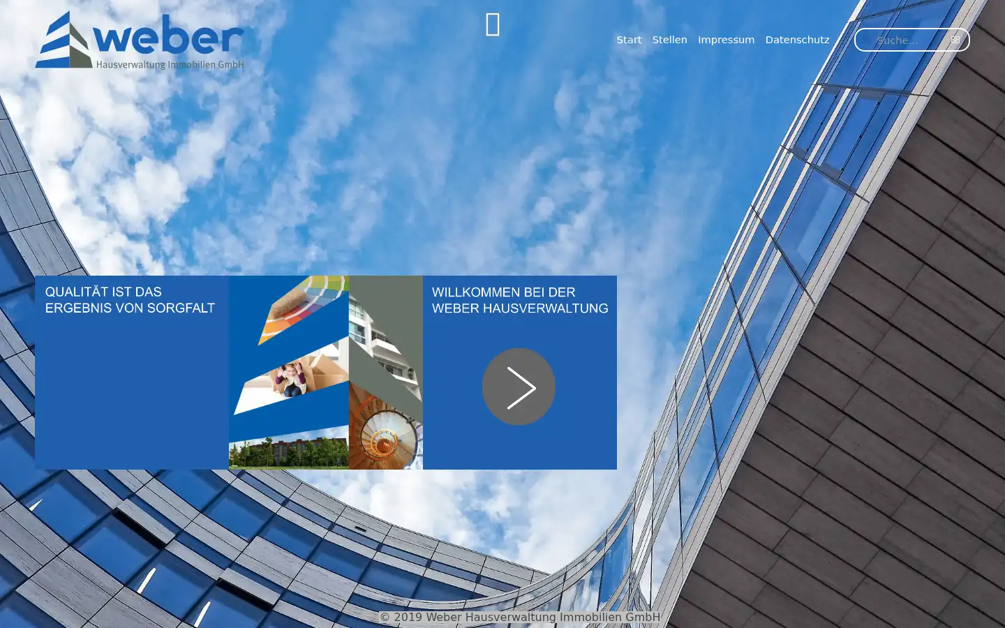 Screenshot of weber-hausverwaltung.com