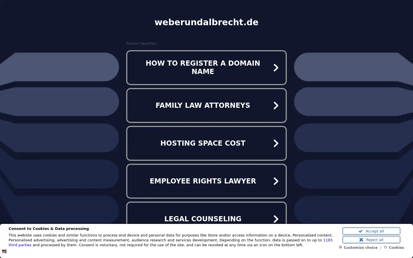 Screenshot of weberundalbrecht.de
