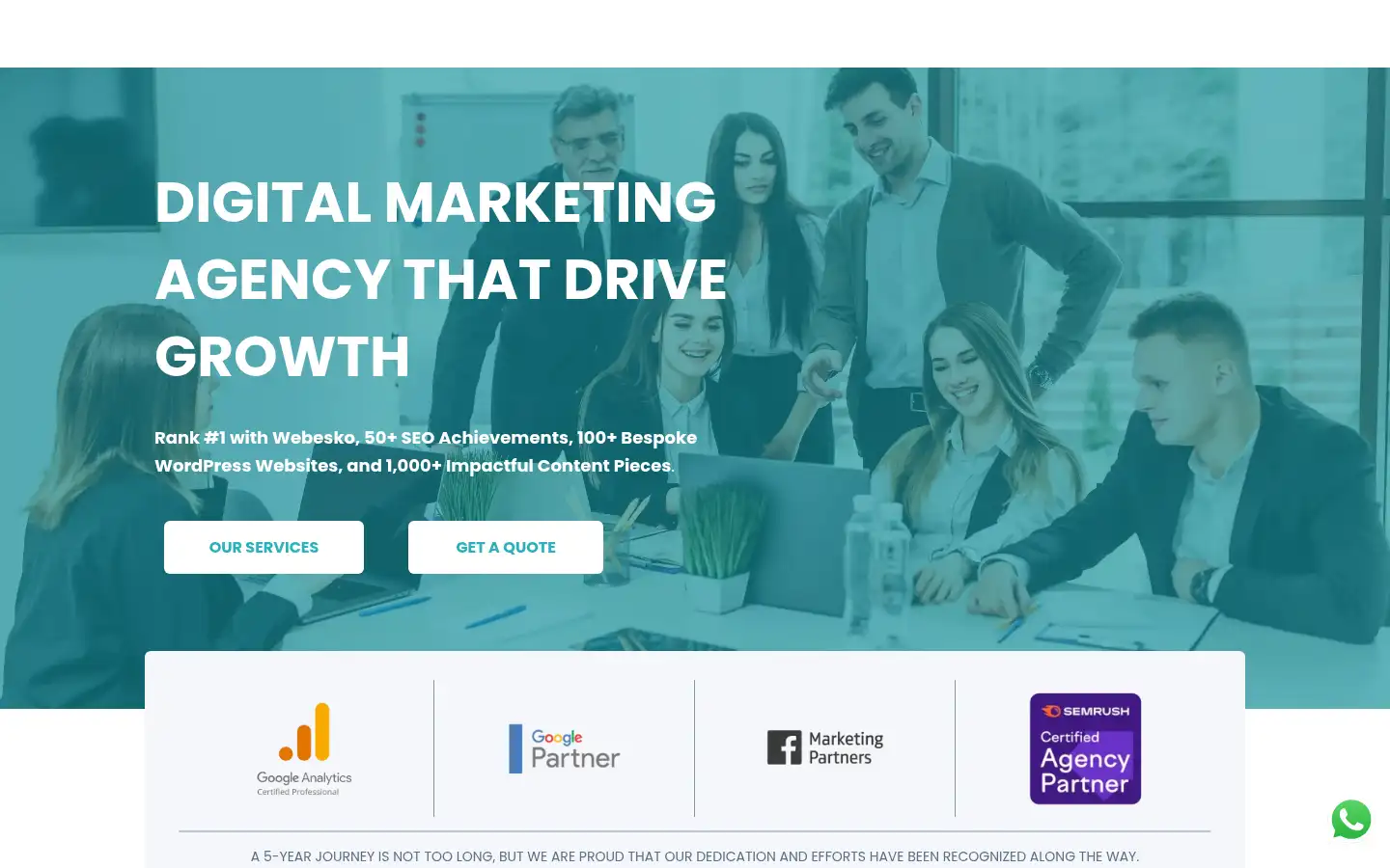 Screenshot of webesko.com