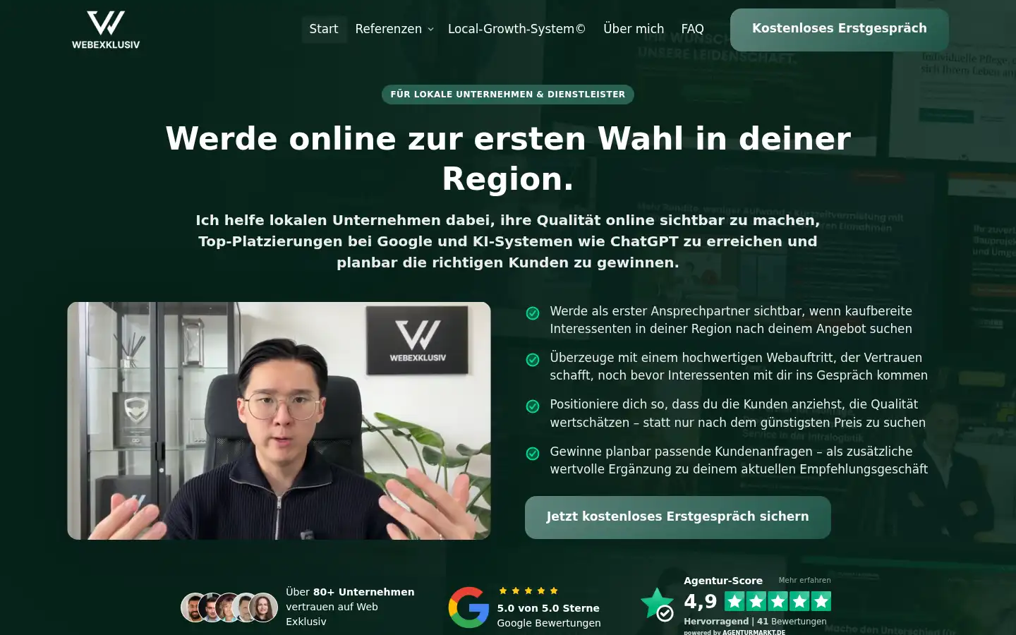 Screenshot of webexklusiv.de