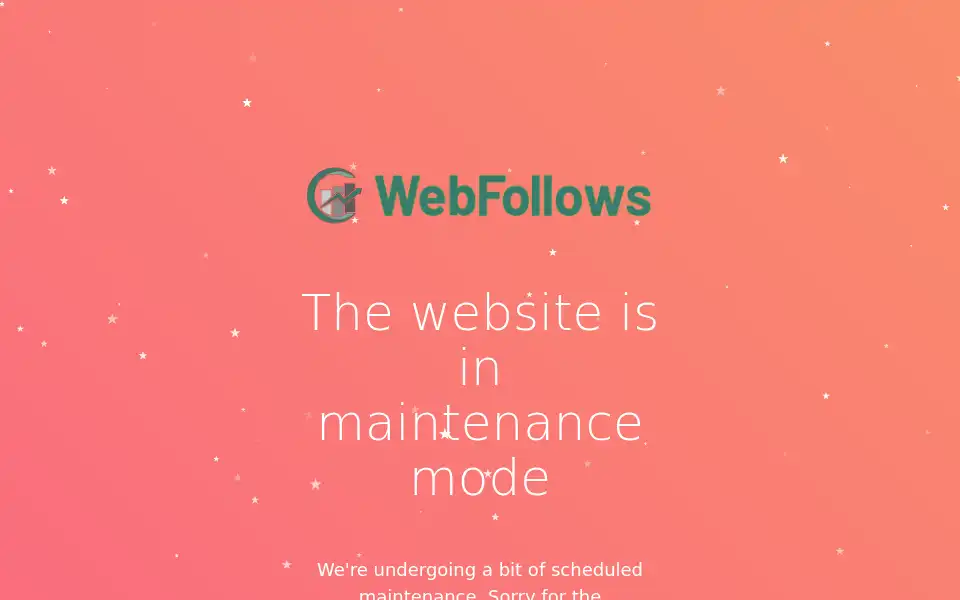 Screenshot of webfollows.com