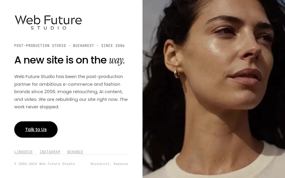 Screenshot of webfuturestudio.com