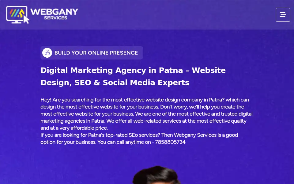 Screenshot of webgany.com