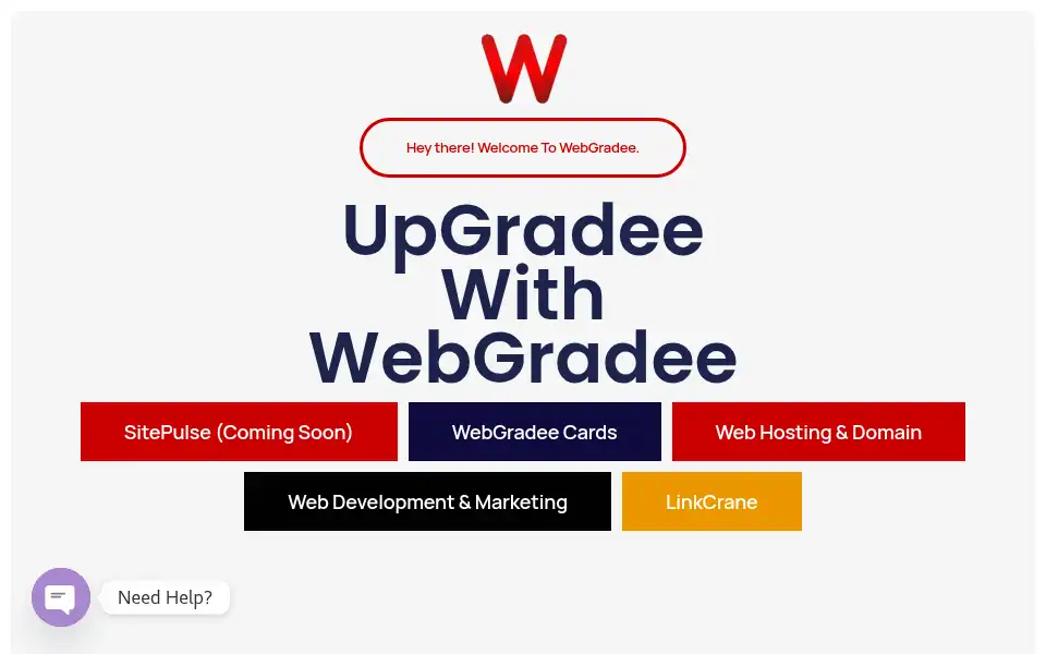 Screenshot of webgradee.com