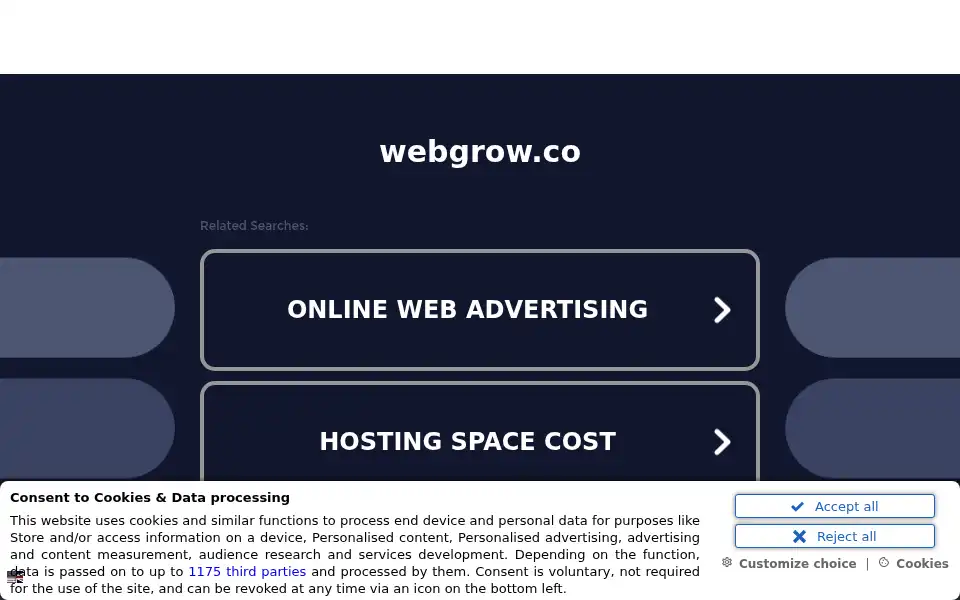 Screenshot of webgrow.co