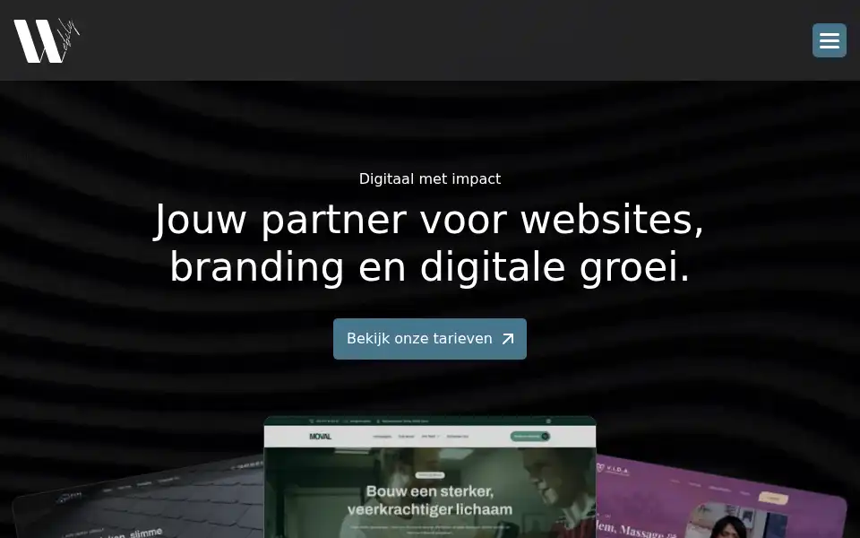Screenshot of webily.io