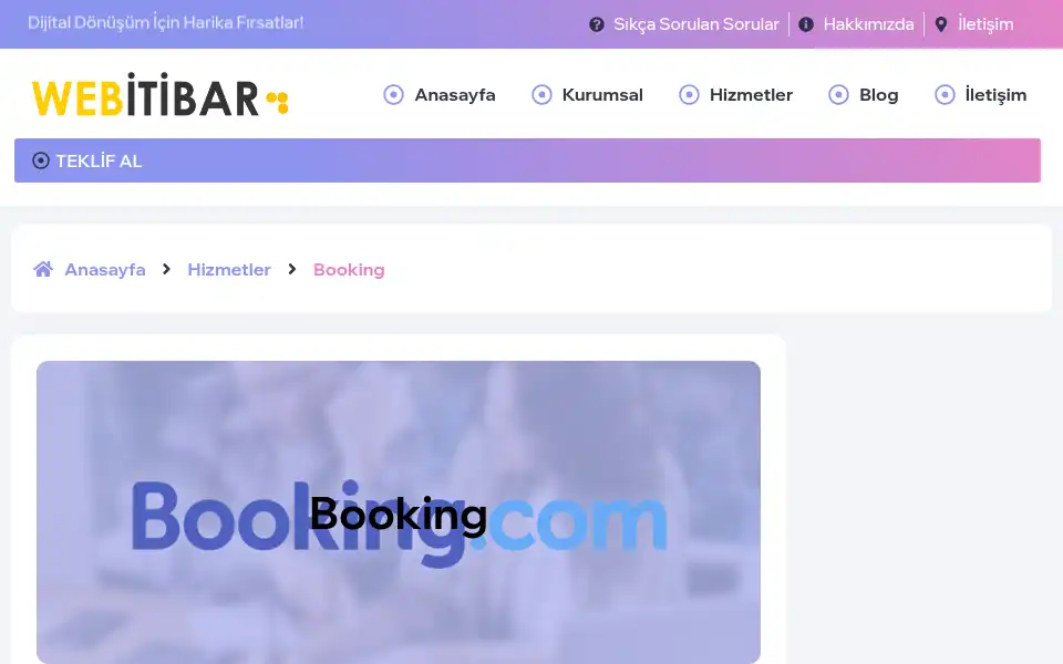 Screenshot of webitibar.com.tr