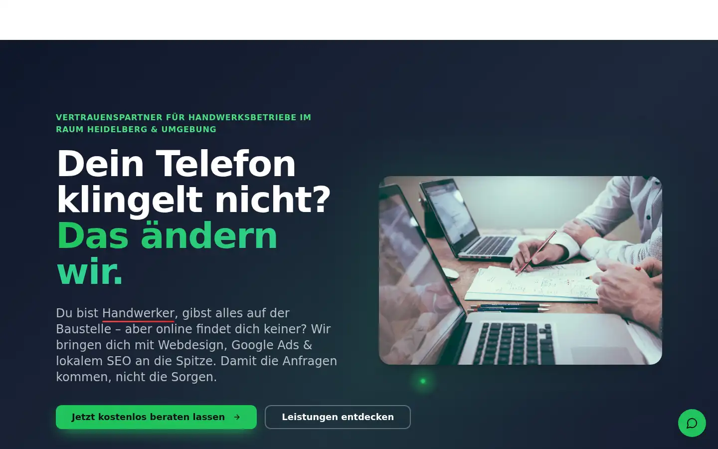 Screenshot of webmanufaktur360.de